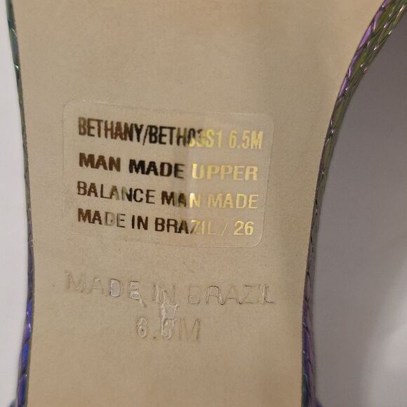 BRAND NEW STEVE MADDEN BETTHANY MULTI SNAKE STILETTO HEEL with ANKLE STRAP - Picture 14 of 16